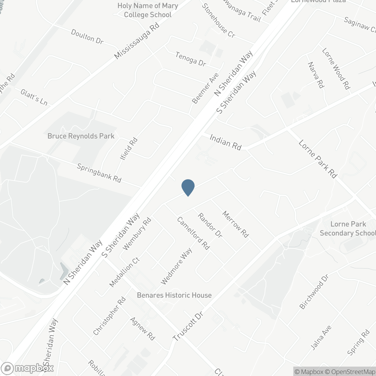 1569 WEMBURY ROAD, Mississauga, Ontario L5J 2L8